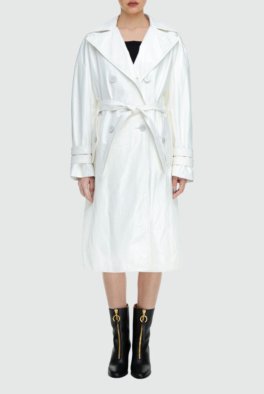 White vinyl clearance raincoat