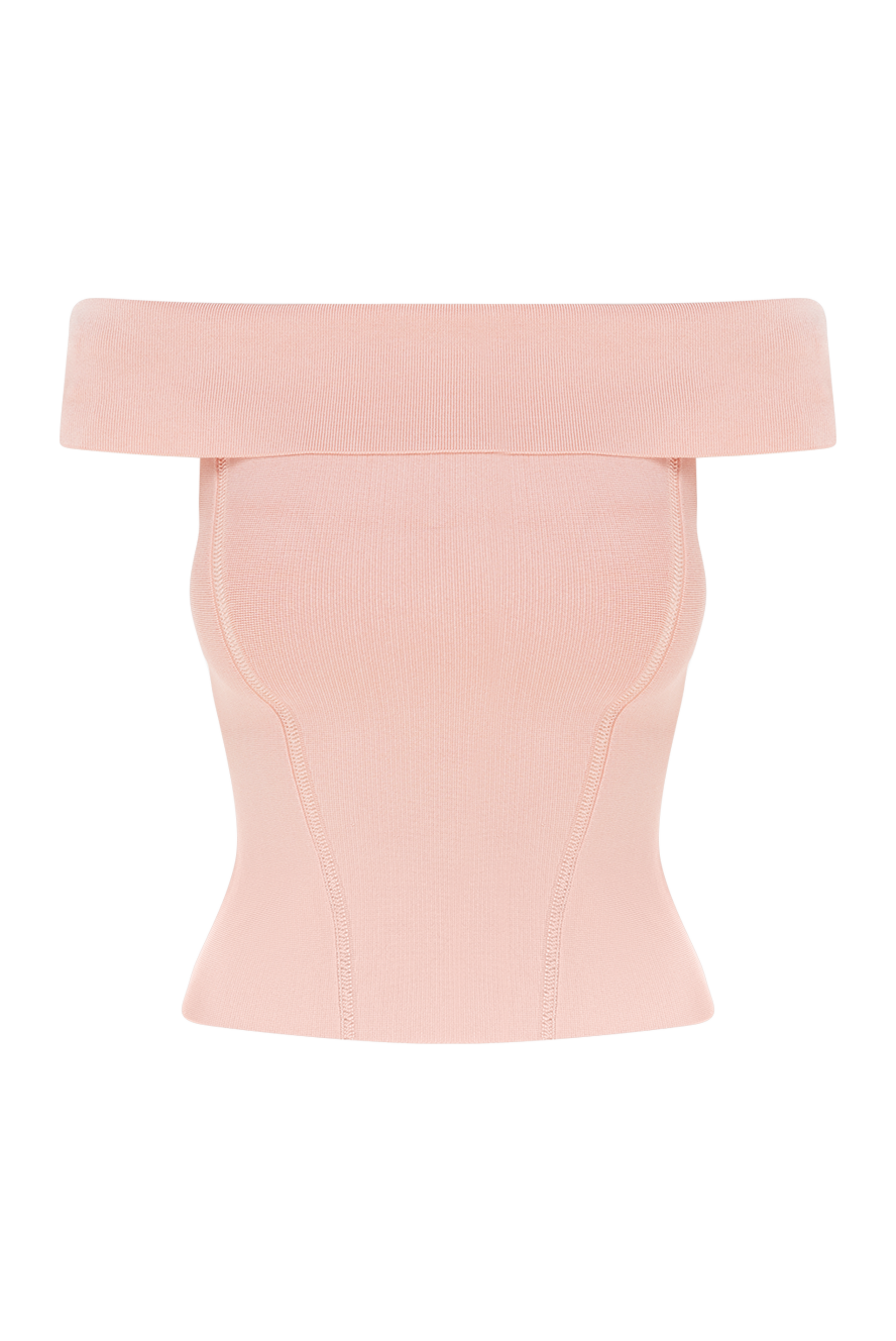 Zimmermann Women's top pink - 74% viscose, 24% polyamide, 2% elastane. Country of manufacture: Italy. Care: specialized cleaning - photo 1