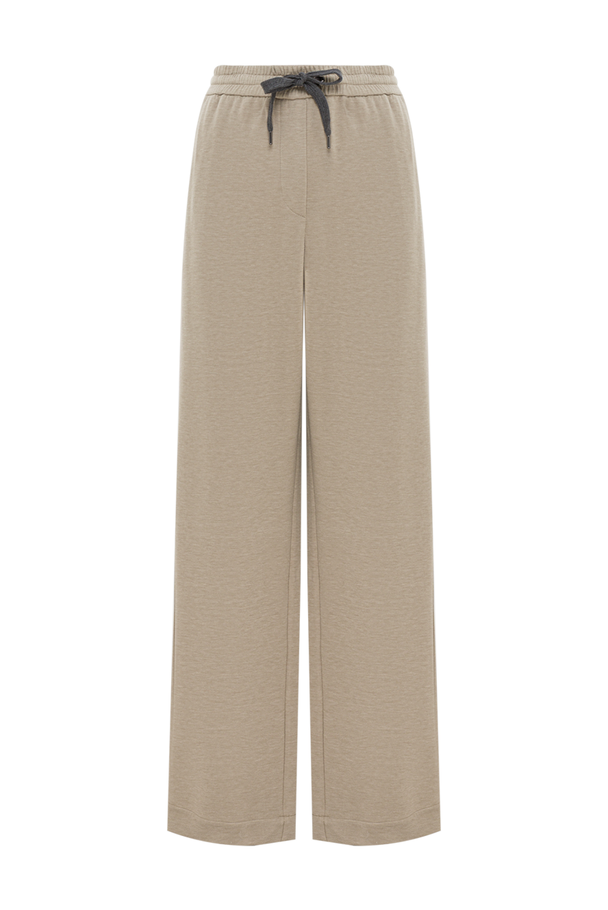 Brunello Cucinelli Брюки трикотажные - Страна производитель: Италия. Уход: специализированная чистка - фото 1