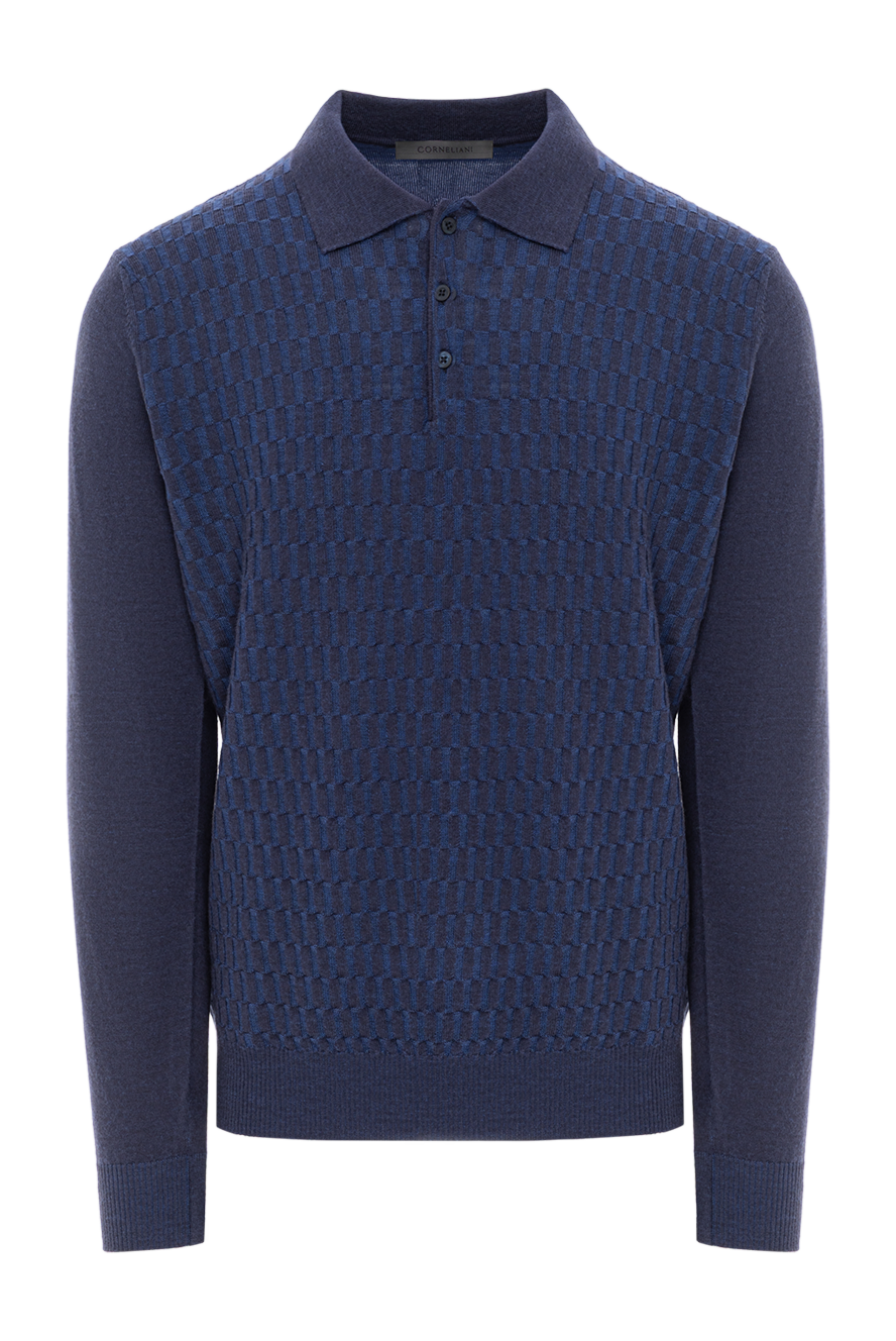 Corneliani Polo long sleeve - Country of manufacture: Italy. Care: specialized cleaning - photo 1