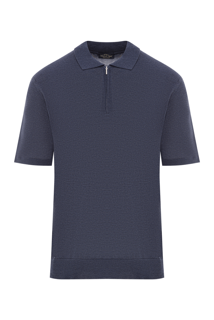 Cesare di Napoli Поло короткий рукав - Країна виробник: Італія. Догляд: спеціалізоване чищення - фото 1