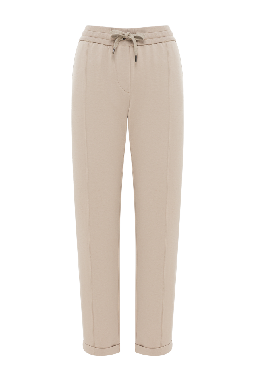 Brunello Cucinelli Брюки трикотажные - Страна производитель: Италия. Уход: специализированная чистка - фото 1