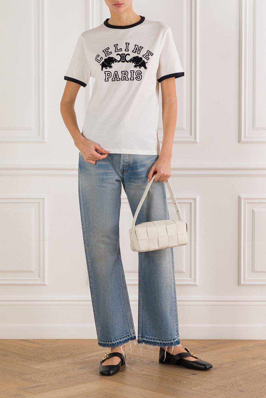 Celine T-shirt - Country of manufacture: Italy. Care: specialized cleaning - photo 1