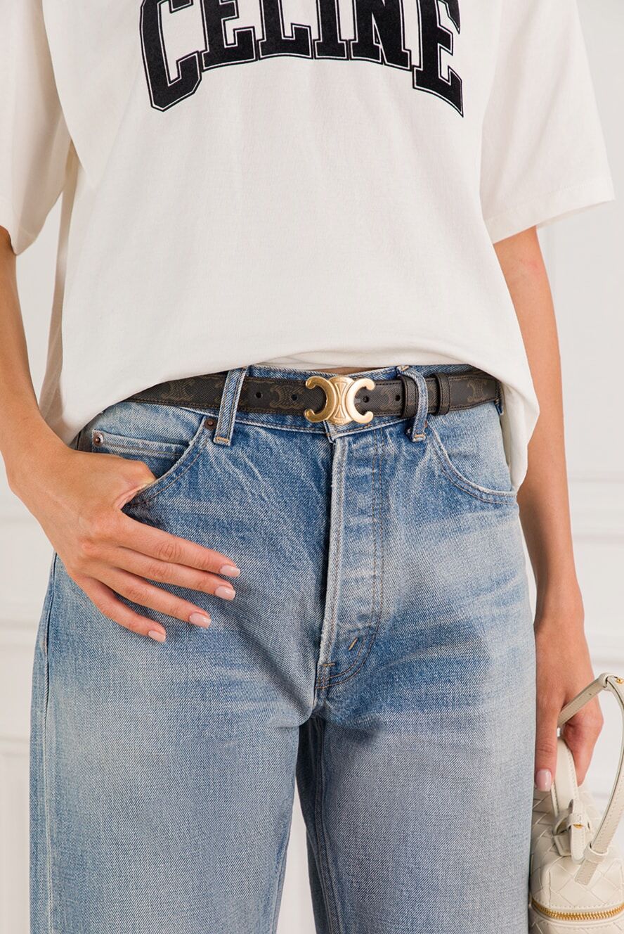 Celine Belt - Country of manufacture: Italy. Care: specialized cleaning - photo 1