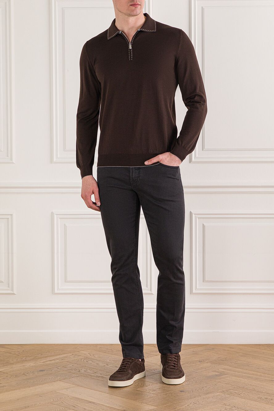 Svevo Polo long sleeve - Country of manufacture: Italy. Care: specialized cleaning - photo 1