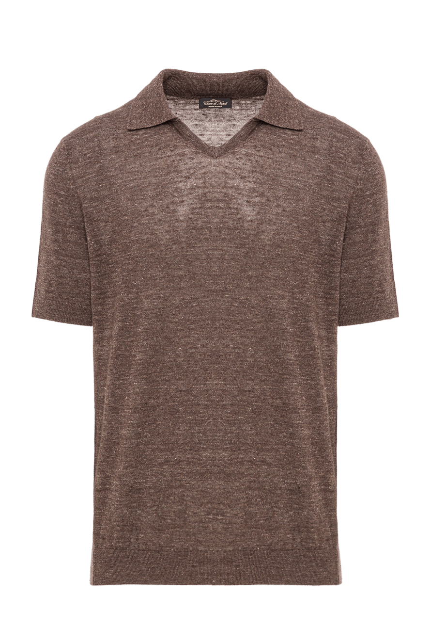 Cesare di Napoli Поло короткий рукав - Країна виробник: Італія. Догляд: спеціалізоване чищення - фото 1