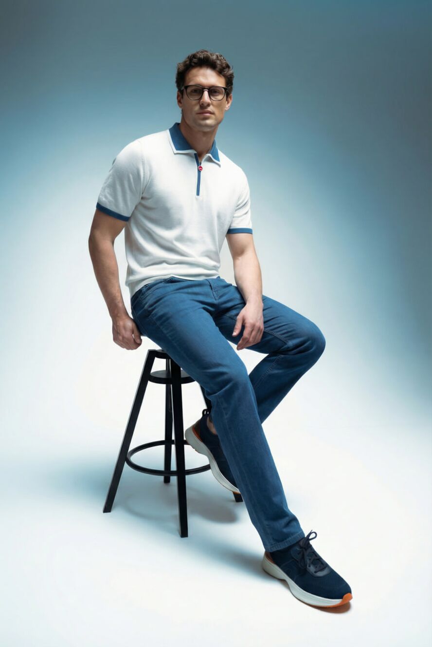 Kiton Polo short sleeve - Country of manufacture: Italy. Care: specialized cleaning - photo 1