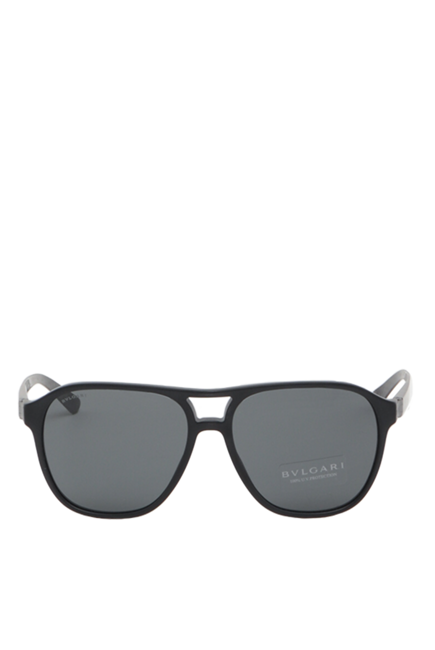 Bvlgari sunglasses made of metal and plastic, black, for men