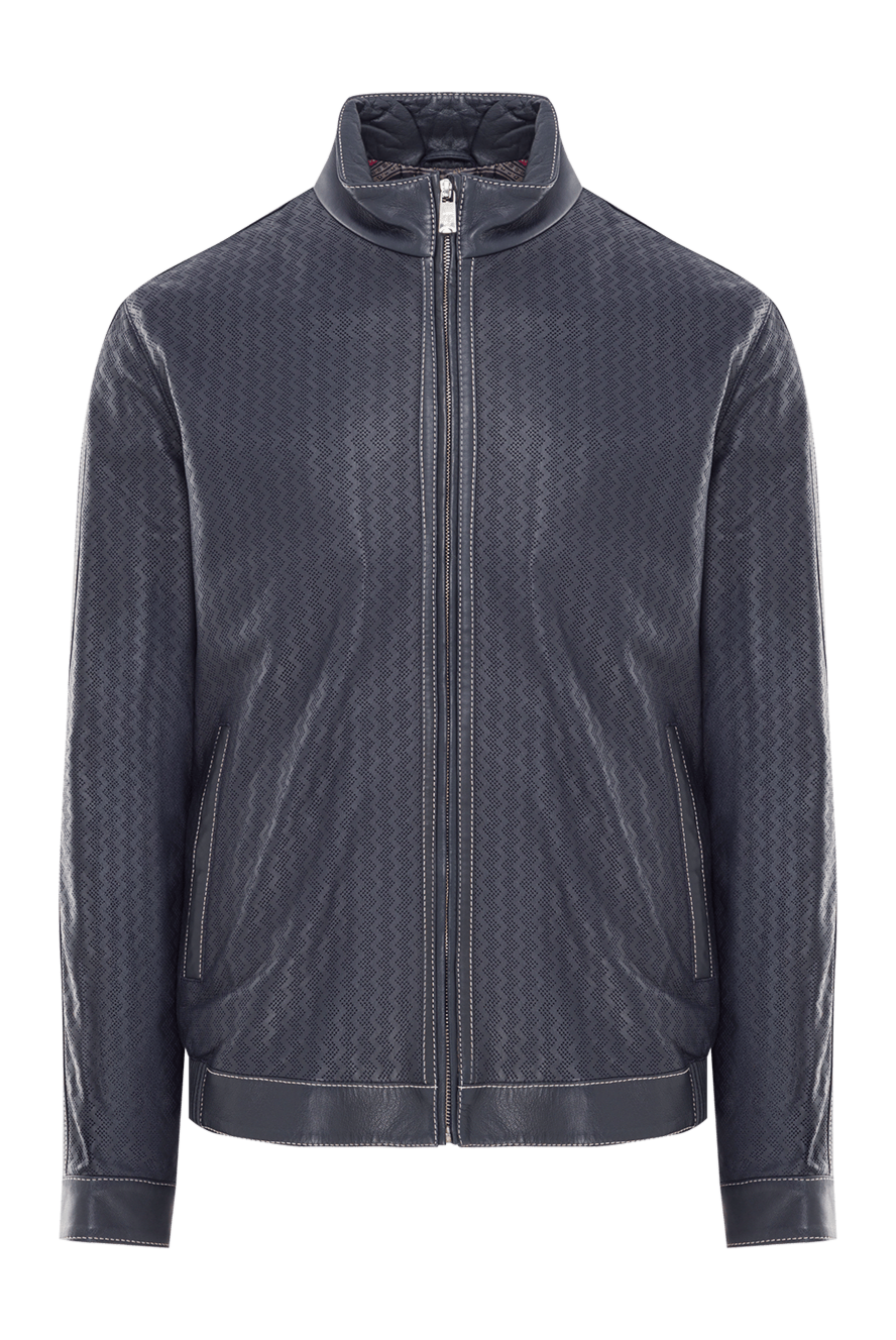 ジャケット・アウター TORRAS real leather jacket blue Spain 52 155299-1_4.png