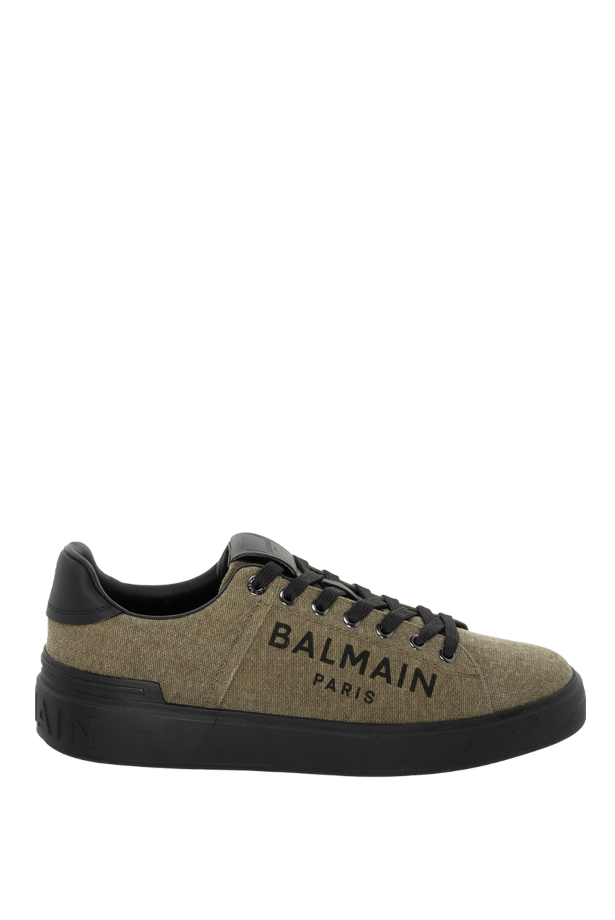 Balmain сникеры зеленые мужские 171562 — Мужские кроссовки, кеды