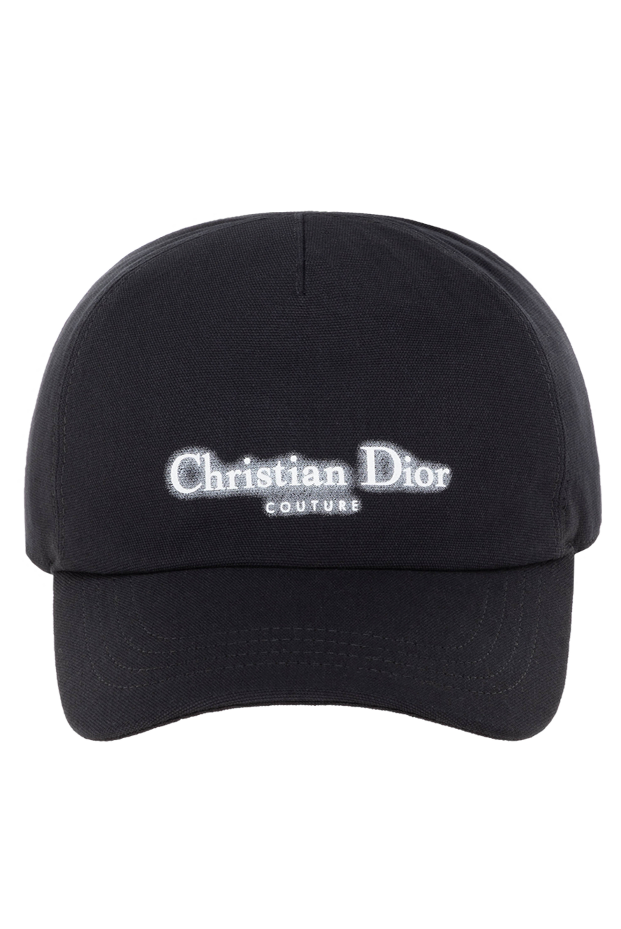 Dior men's black baseball cap with logo 185040 — Men cap | Domino