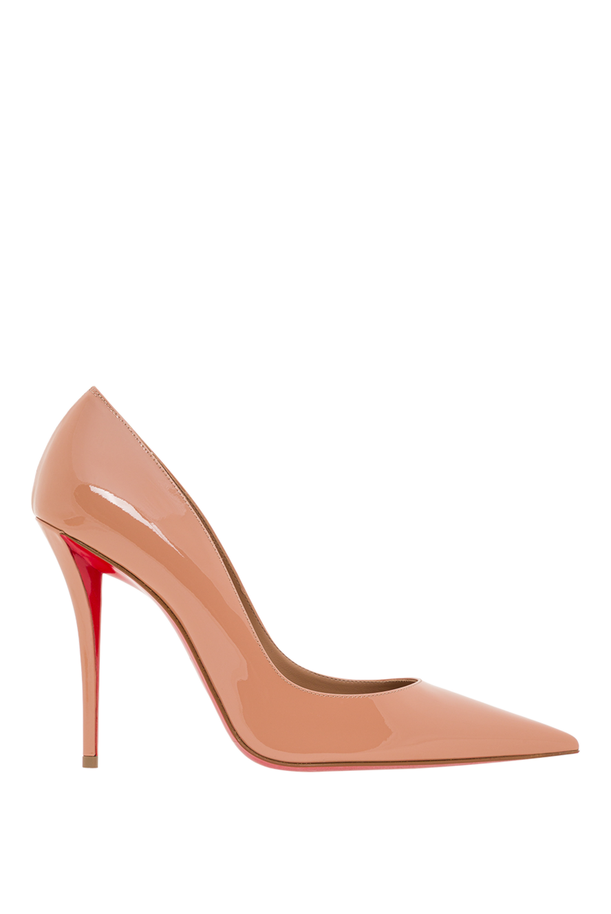 Christian Louboutin Pigalle ベージュ 39 美品 Christian Louboutin бежевые туфли-лодочки miss z из лакированной