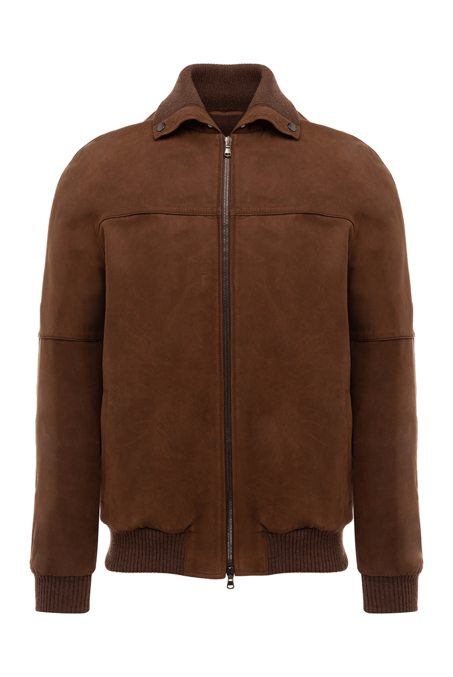 【wonderland】 HUNTING COAT Wonderland натуральная кожаная куртка мужская коричневая на молнии