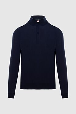 Wool troyer blue for men