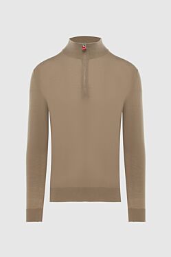 Wool troyer beige for men