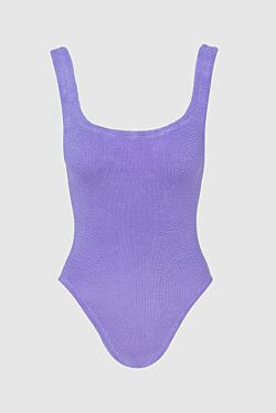Swimsuit made of nylon and elastane purple for women