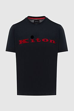 Black cotton T-shirt for men