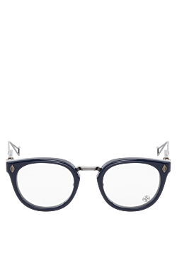 Оправа для окулярів з металу та пластику чорна чоловіча