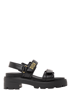 Сандалии из мягкой кожи с широкими ремешками и платформой