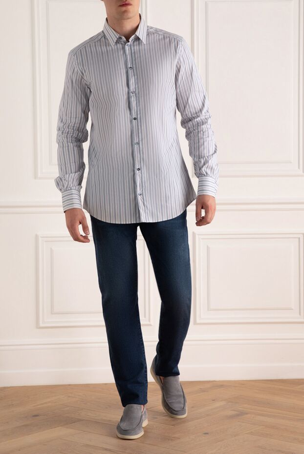 Dolce & Gabbana men's formal striped shirt with long sleeves 115119 - photo 2