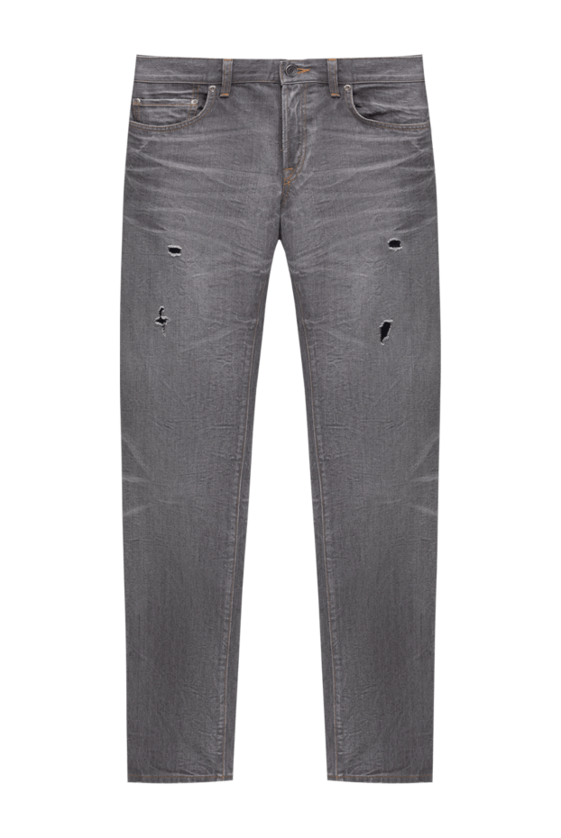 Dolce & Gabbana cotton jeans gray with a worn effect and rips 115279 - photo 1