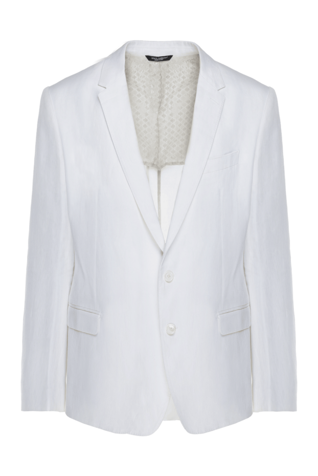 Dolce & Gabbana white linen jacket for men 118853 - photo 1