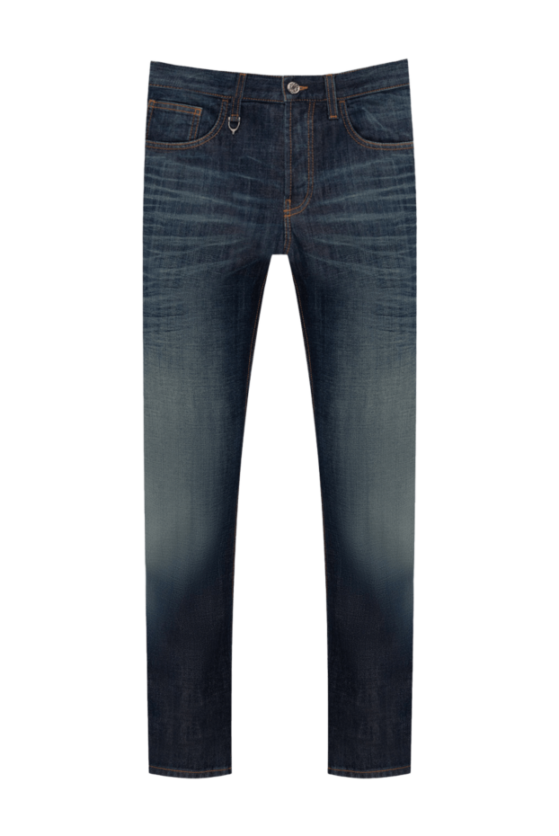 Gucci straight-leg jeans made of thick blue denim with a distressed effect 119150 - photo 1