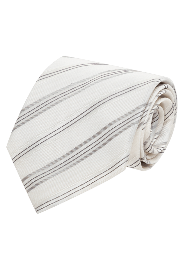 Canali man white silk tie for men buy with prices and photos 123903 - photo 1