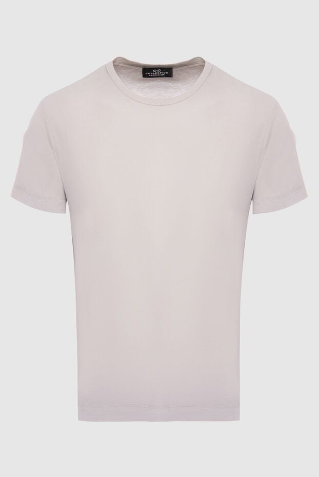 Corneliani basic ash-colored t-shirt made of soft cotton fabric (markdown) 196982 - photo 1