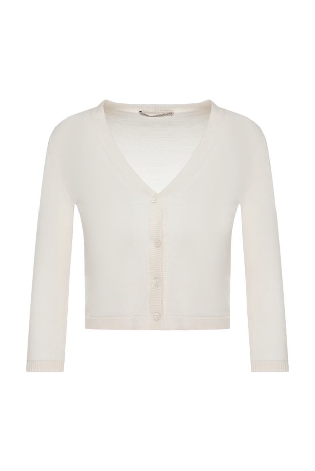 Ermanno Scervino woman white woolen cardigan for women buy with prices and photos 130537 - photo 1