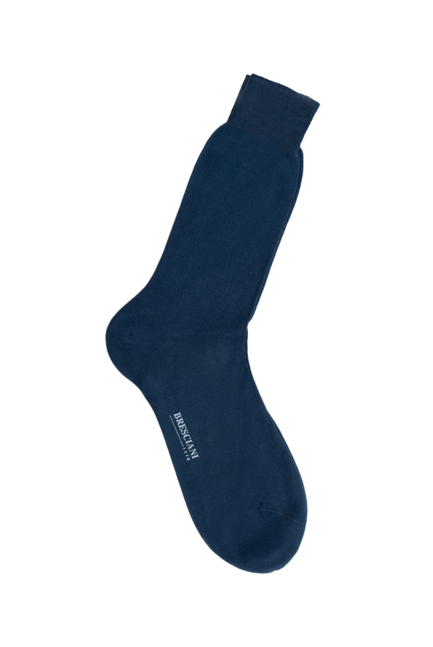 Bresciani man men's blue cotton socks buy with prices and photos 131361 - photo 1