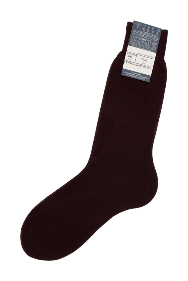 Bresciani man men's burgundy cotton socks buy with prices and photos 131362 - photo 2