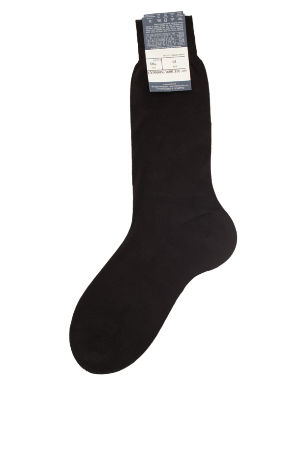 Bresciani man men's brown cotton socks buy with prices and photos 131363 - photo 2