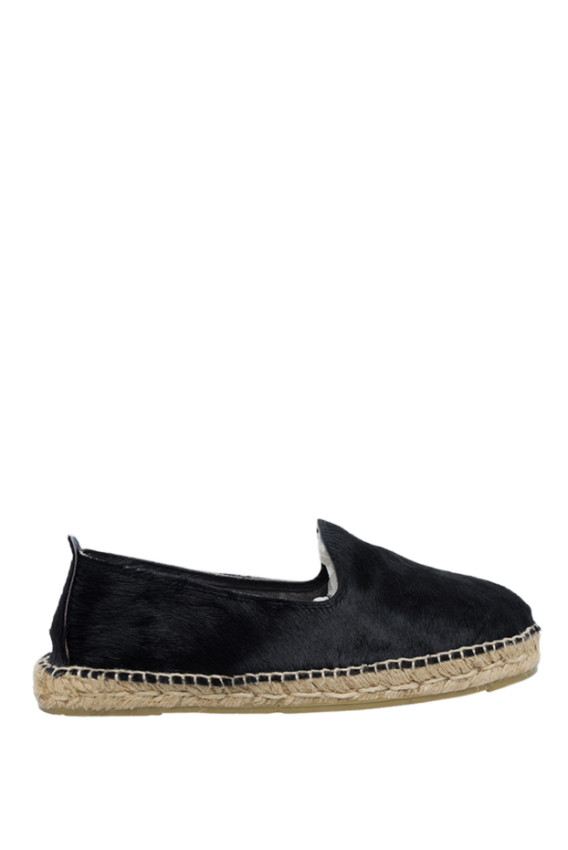 Manebi black pony leather espadrilles for men 131400 - photo 1