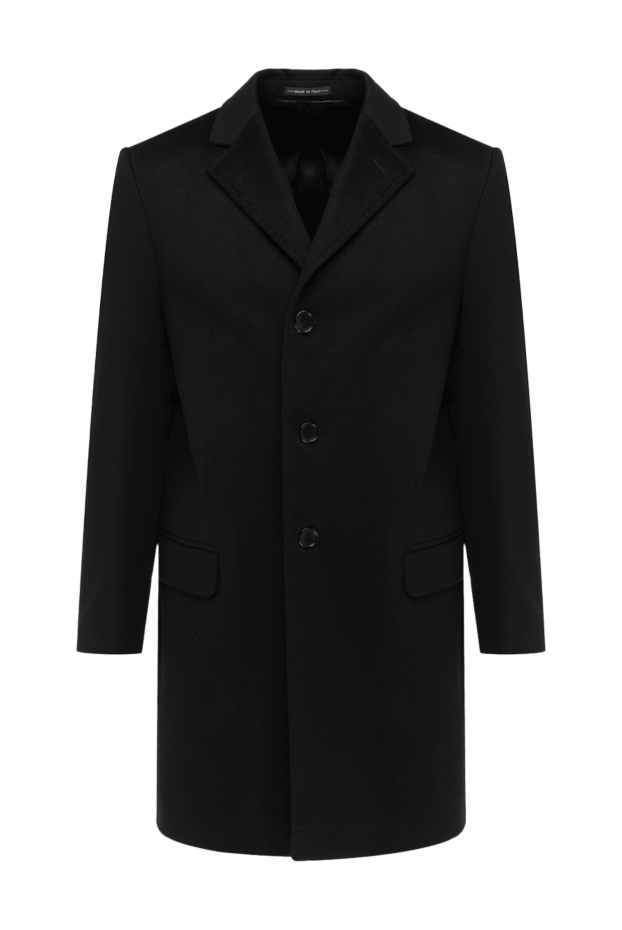 Cesare di Napoli man black wool coat for men buy with prices and photos 131495 - photo 1