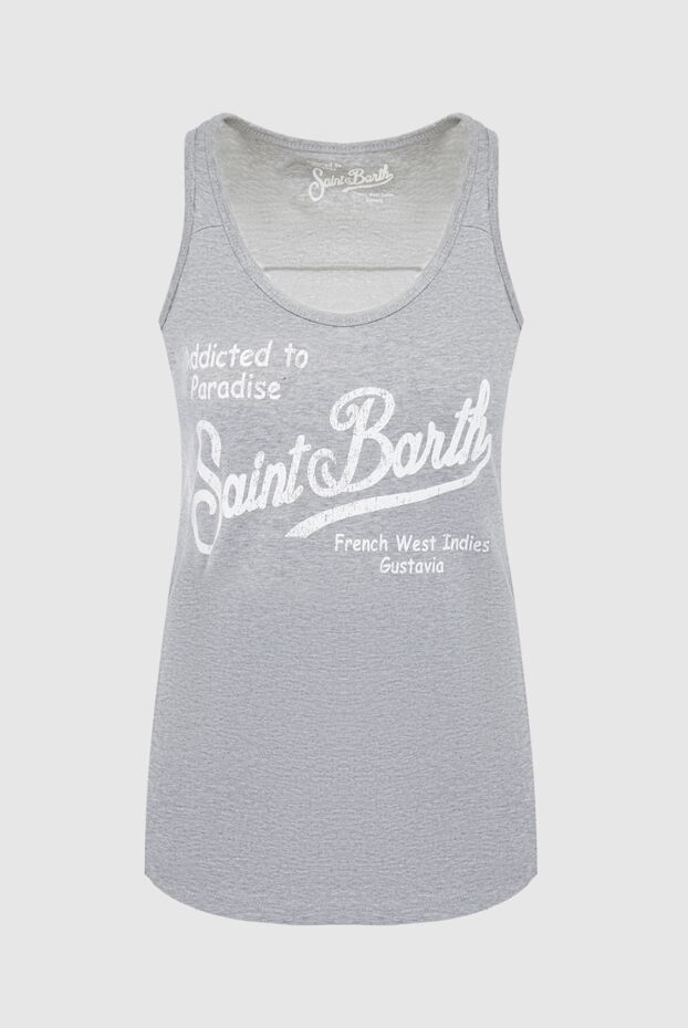 MC2 Saint Barth woman gray cotton t-shirt for women buy with prices and photos 131621 - photo 1