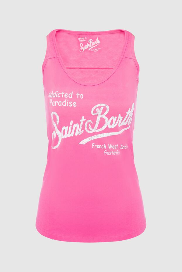 MC2 Saint Barth woman women's pink cotton t-shirt buy with prices and photos 131622 - photo 1