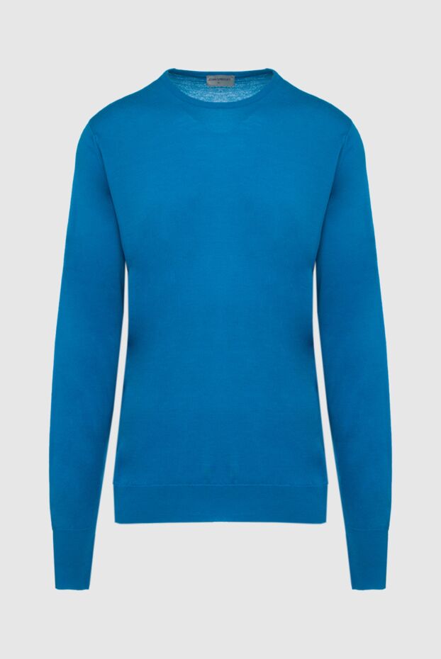John Smedley man blue wool jumper for men buy with prices and photos 131812 - photo 1