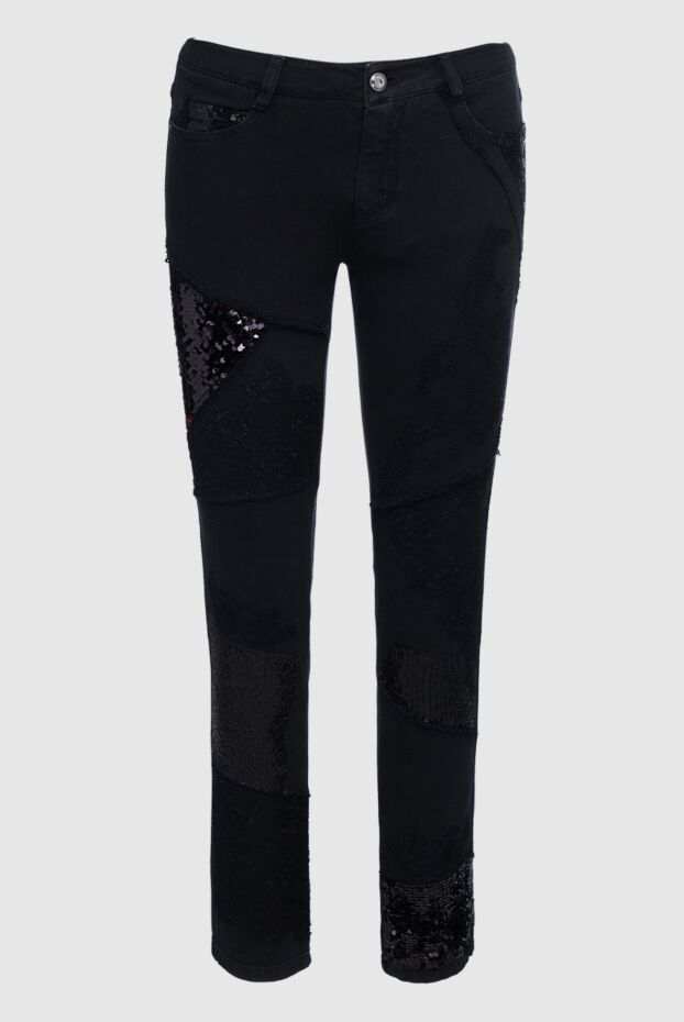 Ermanno Scervino woman black cotton jeans for women buy with prices and photos 131957 - photo 1