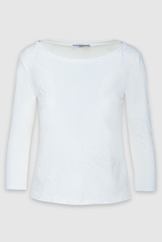 Ermanno Scervino жіночі блуза з поліестеру біла жіноча купити фото з цінами 132013 - фото 1