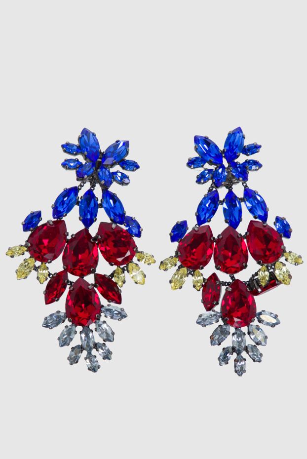 Ermanno Scervino woman red metal and crystal clips for women buy with prices and photos 132046 - photo 1