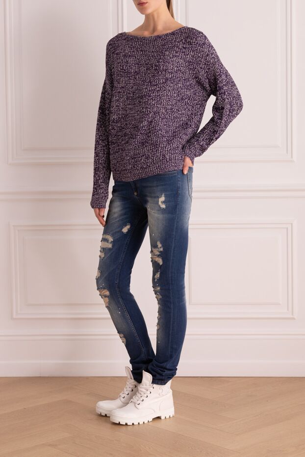 Malo woman purple cotton jumper for women buy with prices and photos 132090 - photo 2