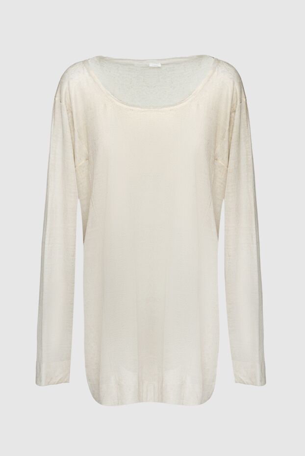 Malo woman white linen and polyamide jumper for women buy with prices and photos 132104 - photo 1