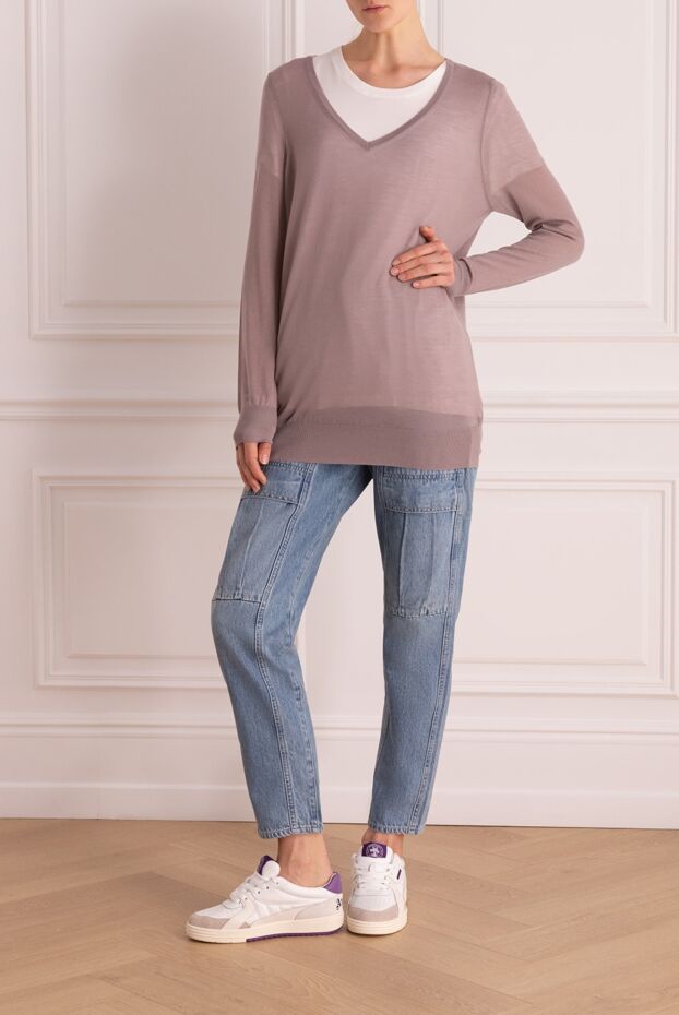 Malo woman purple cashmere jumper for women buy with prices and photos 132113 - photo 2