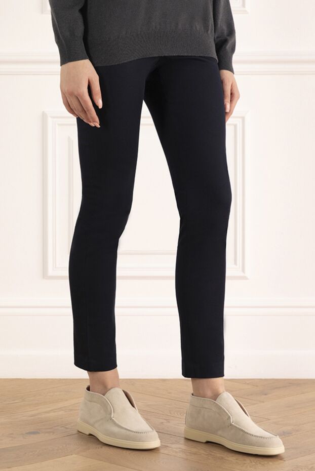 Malo women's slim-fit pants black 132193 - photo 3