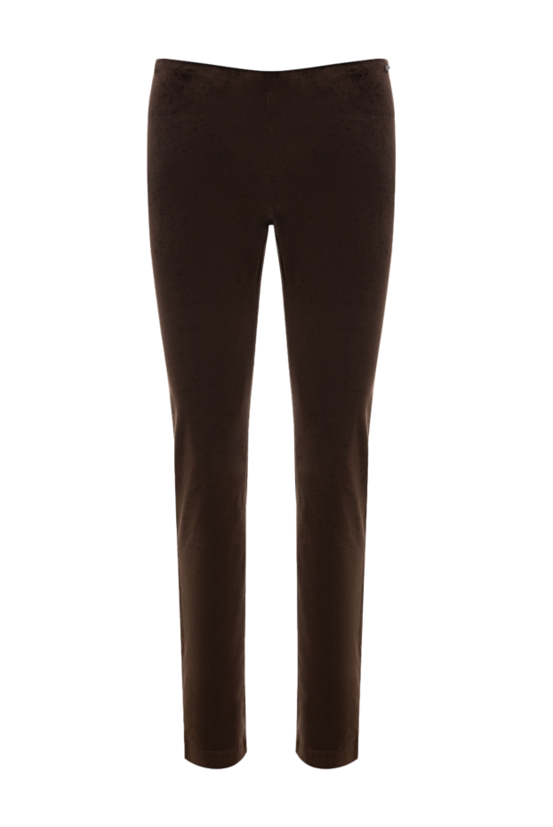 Malo woman black cotton and viscose trousers for women buy with prices and photos 132194 - photo 1