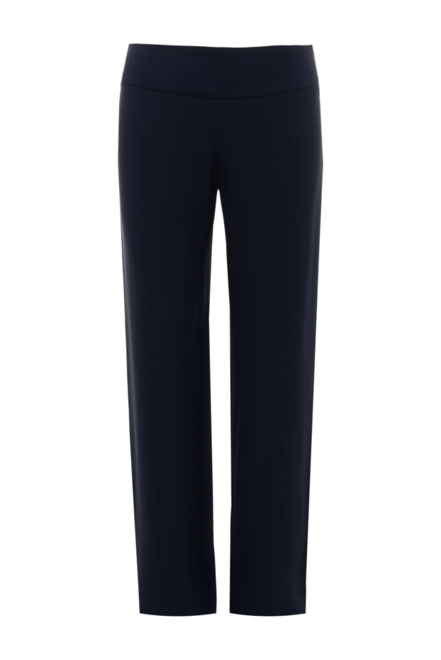 Malo woman blue acetate and viscose trousers for women buy with prices and photos 132209 - photo 1