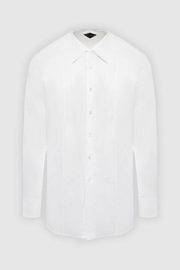 Billionaire men's elegant white shirt with french cuffs 132358 - photo 1