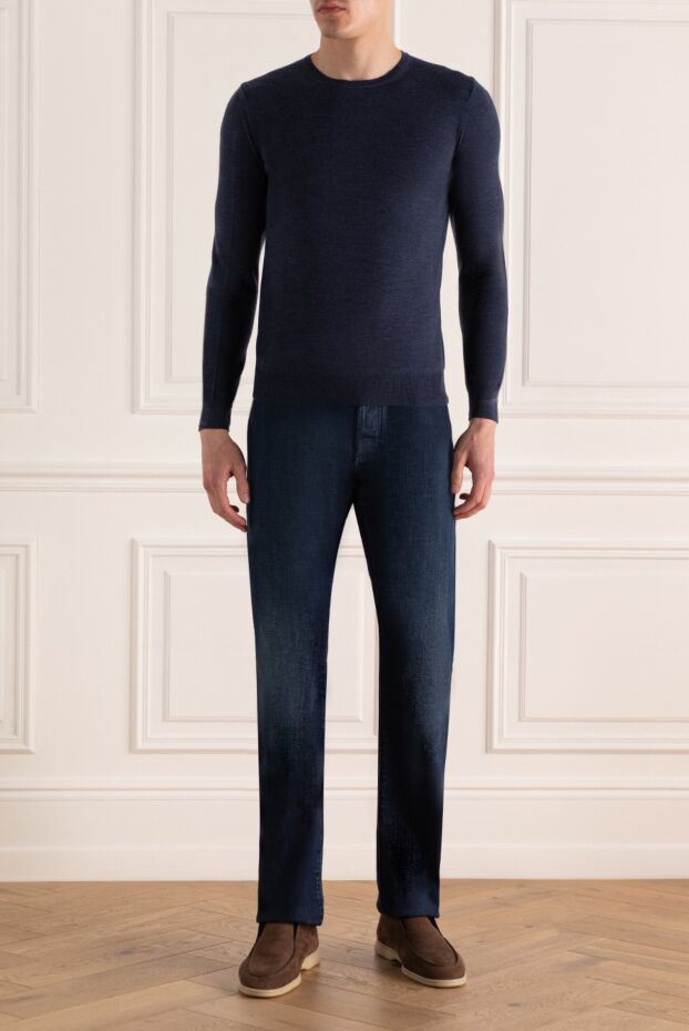 Panicale man wool jumper blue for men buy with prices and photos 132927 - photo 2