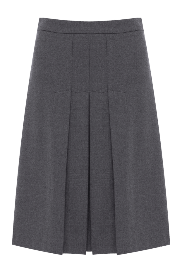 Panicale женские юбка из шерсти серая женская купить с ценами и фото 132953 - фото 1